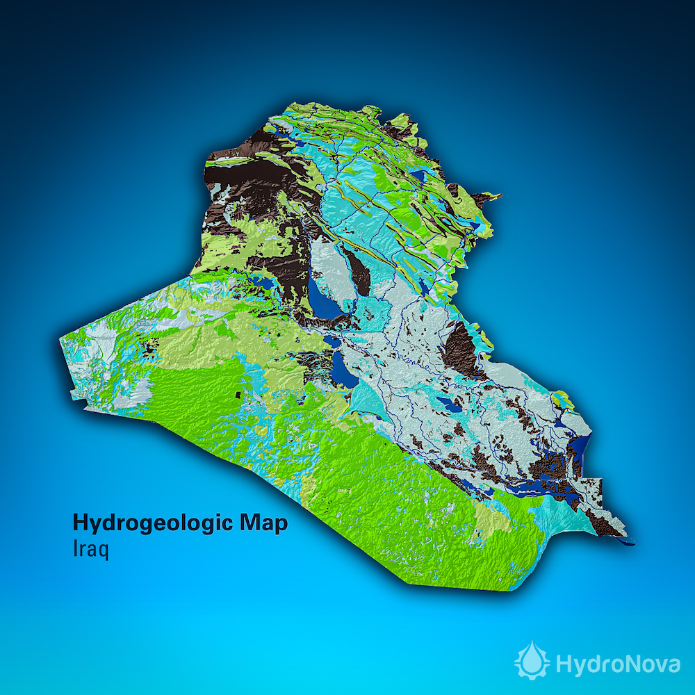Hydrogeologic Map of Iraq